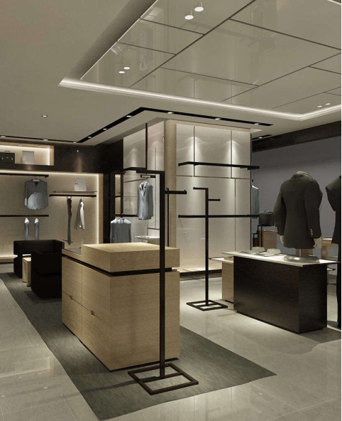 Retail Modern Retail Clothing Display Stand