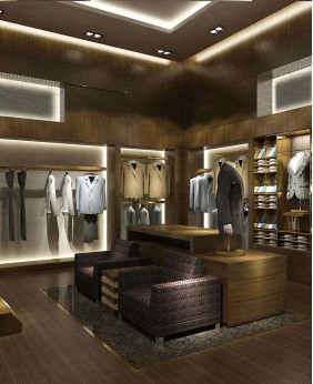 Retail Modern Clothing Store Display Racks