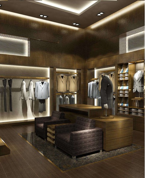 Retail Modern Clothing Store Display Racks