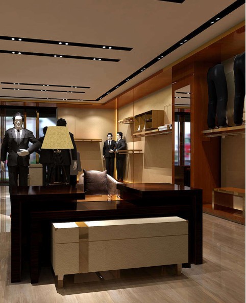 Retail Modern Retail Men Suit Clothing Display