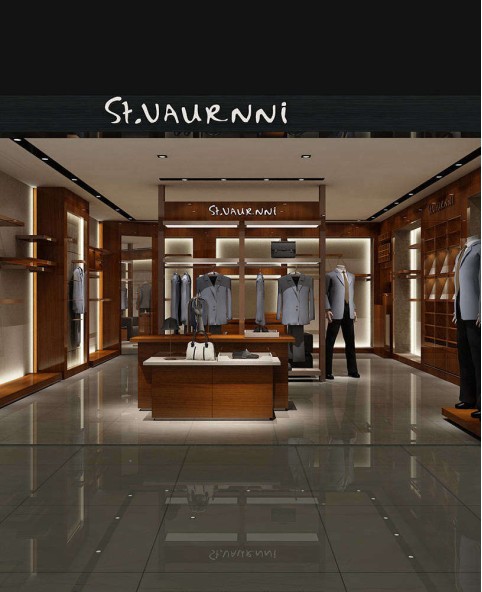 Retail Modern Retail Clothing Display Rack