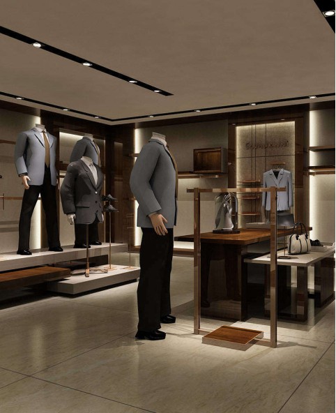 Retail Modern Retail Clothing Display Rack