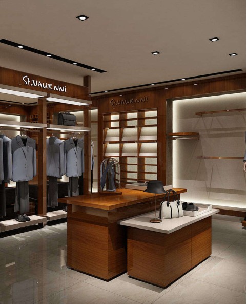 Retail Modern Retail Clothing Display Rack