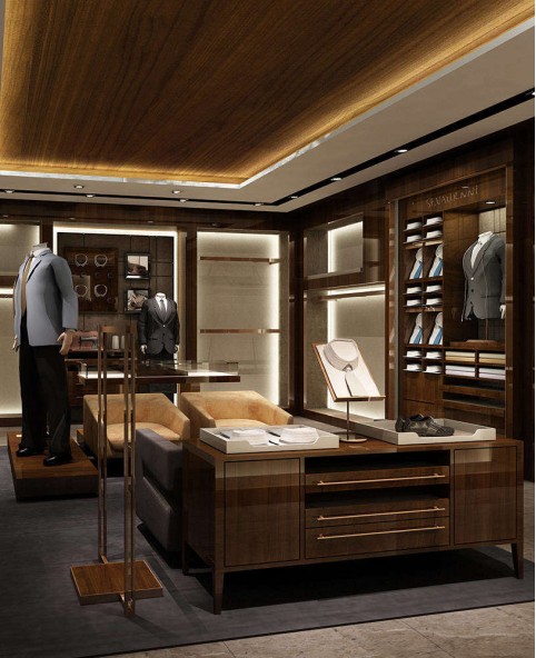 Retail Modern Retail Clothing Display Rack