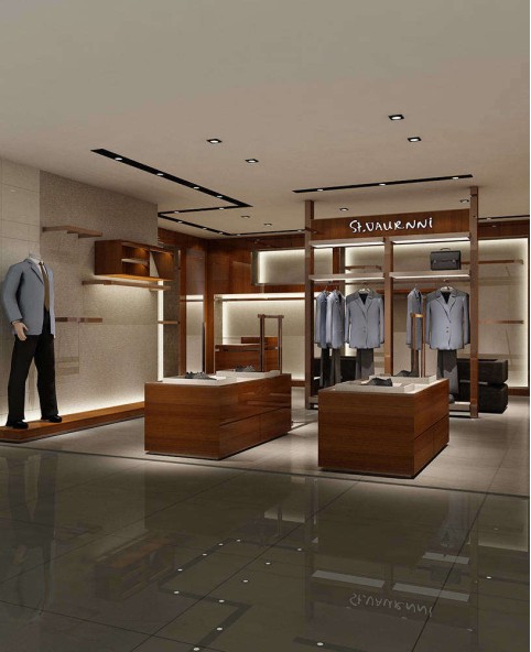 Retail Modern Retail Clothing Display Rack