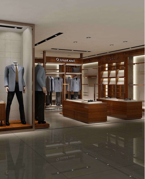 Retail Modern Retail Clothing Display Rack