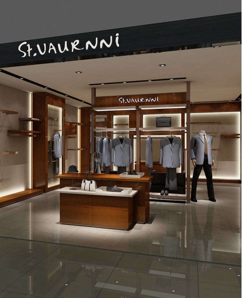 Retail Modern Retail Clothing Display Rack