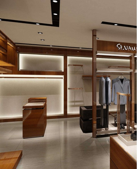 Retail Modern Retail Clothing Display Rack