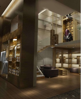 Retail Modern Clothing Store Display Racks