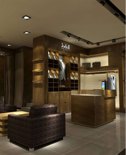 Retail Modern Clothing Store Display Racks