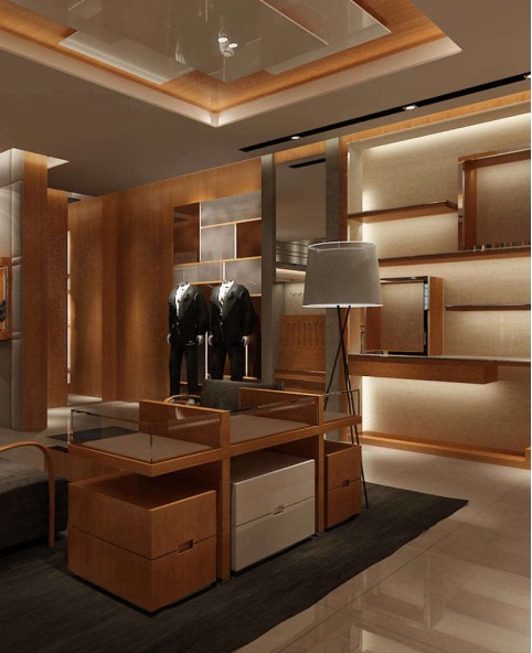 High End Retail High End Clothing Rack Display Furniture