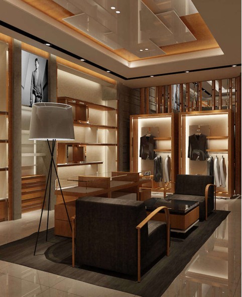 High End Retail High End Clothing Rack Display Furniture