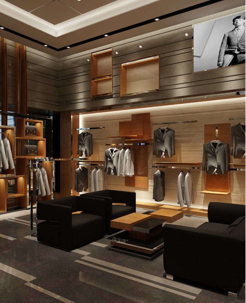 High End Retail High End Clothing Rack Display Furniture