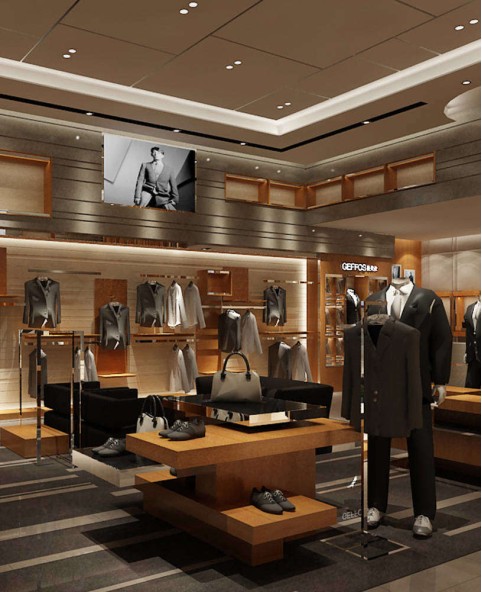 High End Retail High End Clothing Rack Display Furniture