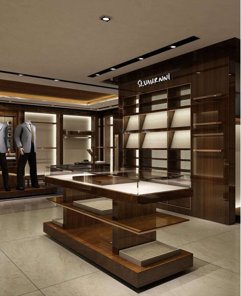 Retail Modern Retail Clothing Display Rack