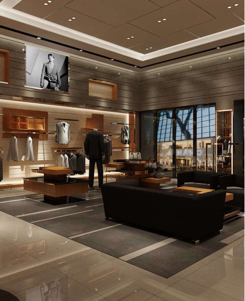 High End Retail High End Clothing Rack Display Furniture