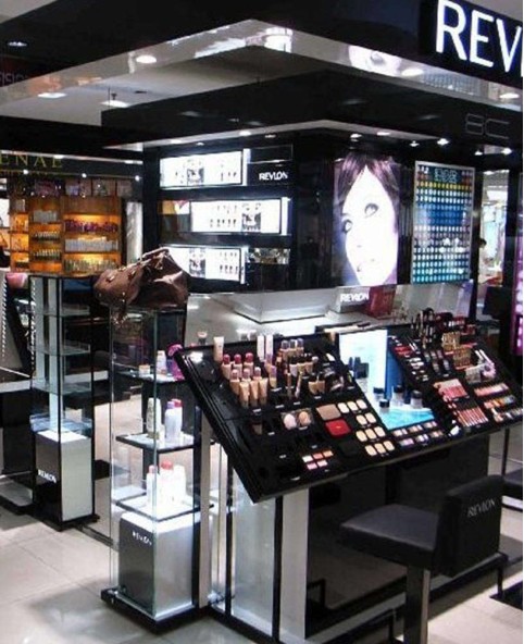 Retail Custom Display Cosmetic Kiosk Design