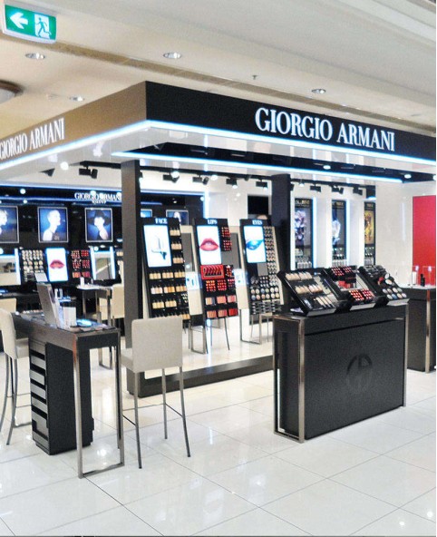 Retail Custom Cosmetic Kiosk Showcase
