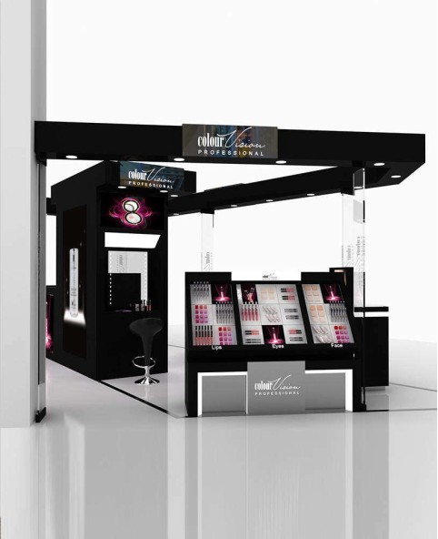 Retail Custom Cosmetic Kiosk Showcase