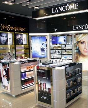 Retail Custom Makeup Stand Cosmetic Display