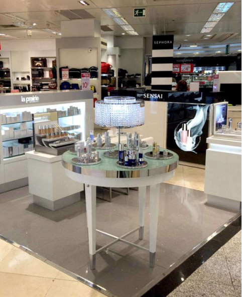 High End Custom Cosmetic Stand Display For Shop