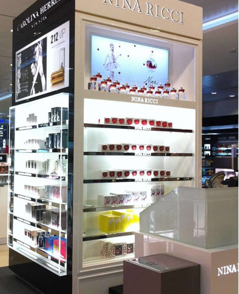 Retail Custom Cosmetic Shop Counter Design