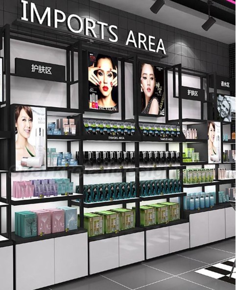 Luxury Retail Cosmetic Store Display Shelf For Sale Luxury Retail Cosmetic Store Display Shelf For Sale