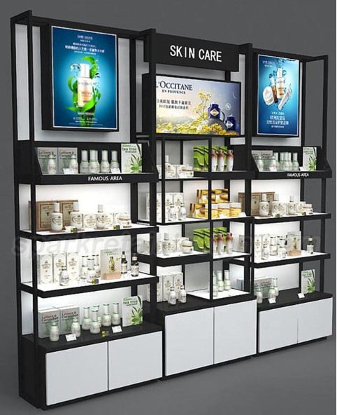 New Retail Cosmetic Store Display Shelf For Sale New Retail Cosmetic Store Display Shelf For Sale