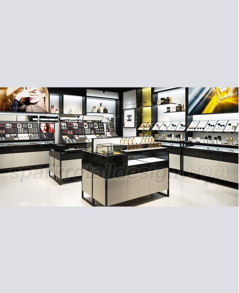 New Custom  Cosmetic Display Stand Showcase