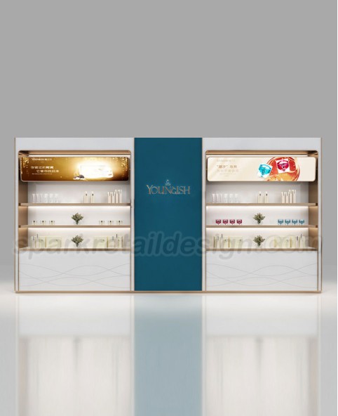 Custom New Wall Mounted Makeup Display Showcase Design Custom New Wall Mounted Makeup Display Showcase Design