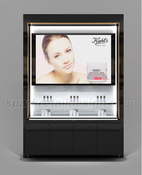 Custom Wall Makeup Display Showcase Custom Wall Makeup Display Showcase