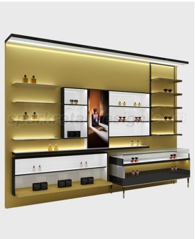Luxury New Wall Mounted Perfume Display Showcase