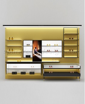 Luxury New Wall Mounted Perfume Display Showcase