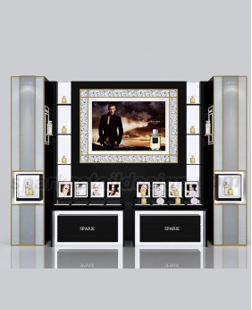 High End Wall Mounted Perfume Display Showcase High End Wall Mounted Perfume Display Showcase