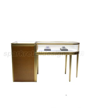 High End Luxury Custom Jewelry Glass Display Showcases For Jewelry Shop