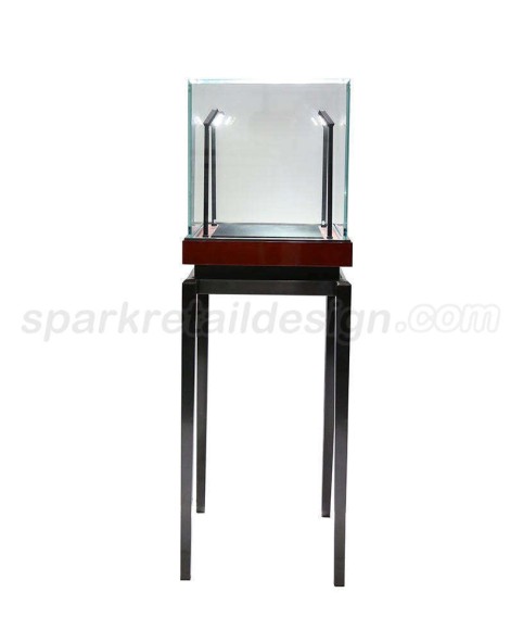 High End Luxury Custom portable Glass Jewelry Showcase For Sales