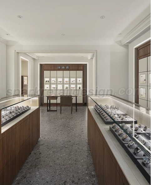 Luxury New Watch Shop Showcase Design