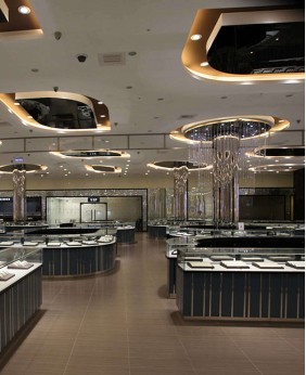 High End Shopping Mall Jewelry Kiosk 