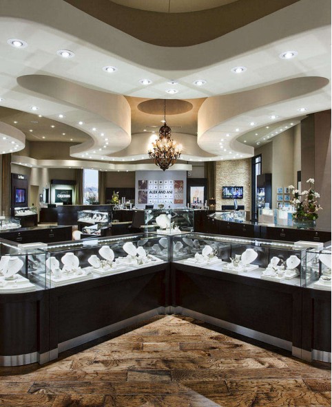 High End Jewelry Store Display Cases