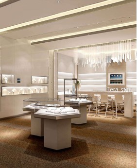 High End Custom Jewelry Store Showcase And Counter
