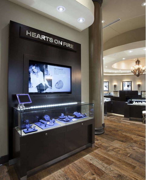 High End Jewelry Store Display Cases