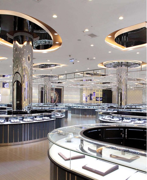 High End Shopping Mall Jewelry Kiosk 