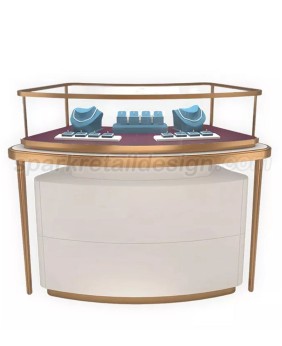 Luxury Wooden Glass  Jewelry Display Showcase Luxury Wooden Glass  Jewelry Display Showcase