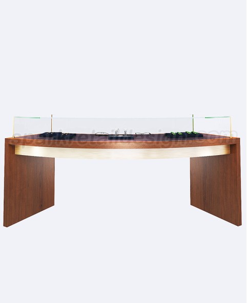 High End New Glass Wooden Jewelry Display Showcase High End New Glass Wooden Jewelry Display Showcase