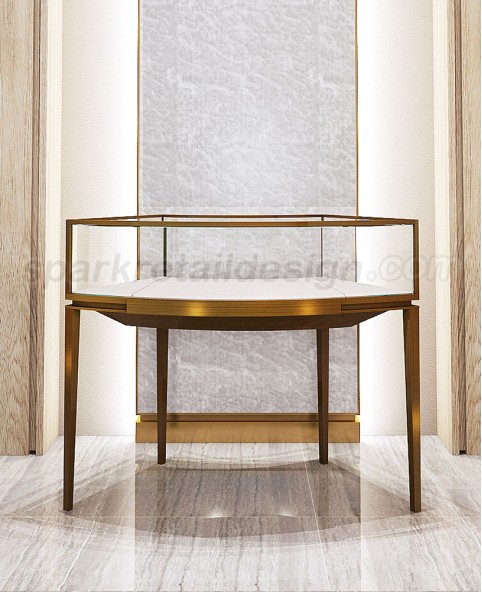 Luxury New Circular Jewelry Display Counter