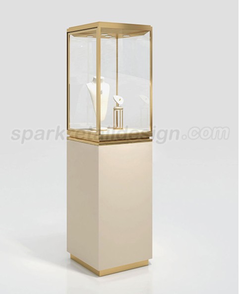 Luxury New  Jewelry Pedestal Display Showcase