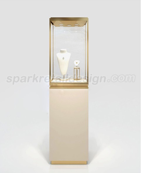 Luxury New  Jewelry Pedestal Display Showcase
