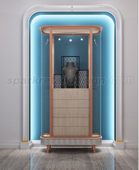 High End Luxury New Glass  Jewelry Display Case