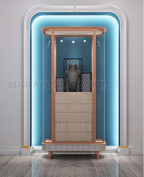High End Luxury New Glass  Jewelry Display Case