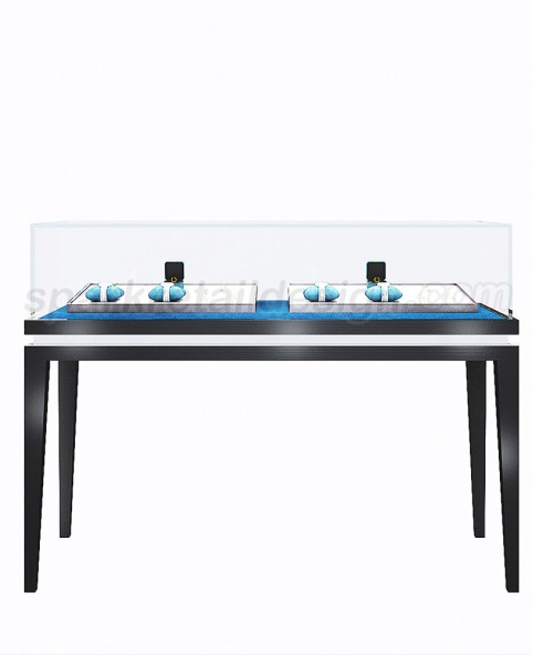 Luxury New Glass Wooden Jewelry Display Showcase Luxury New Glass Wooden Jewelry Display Showcase